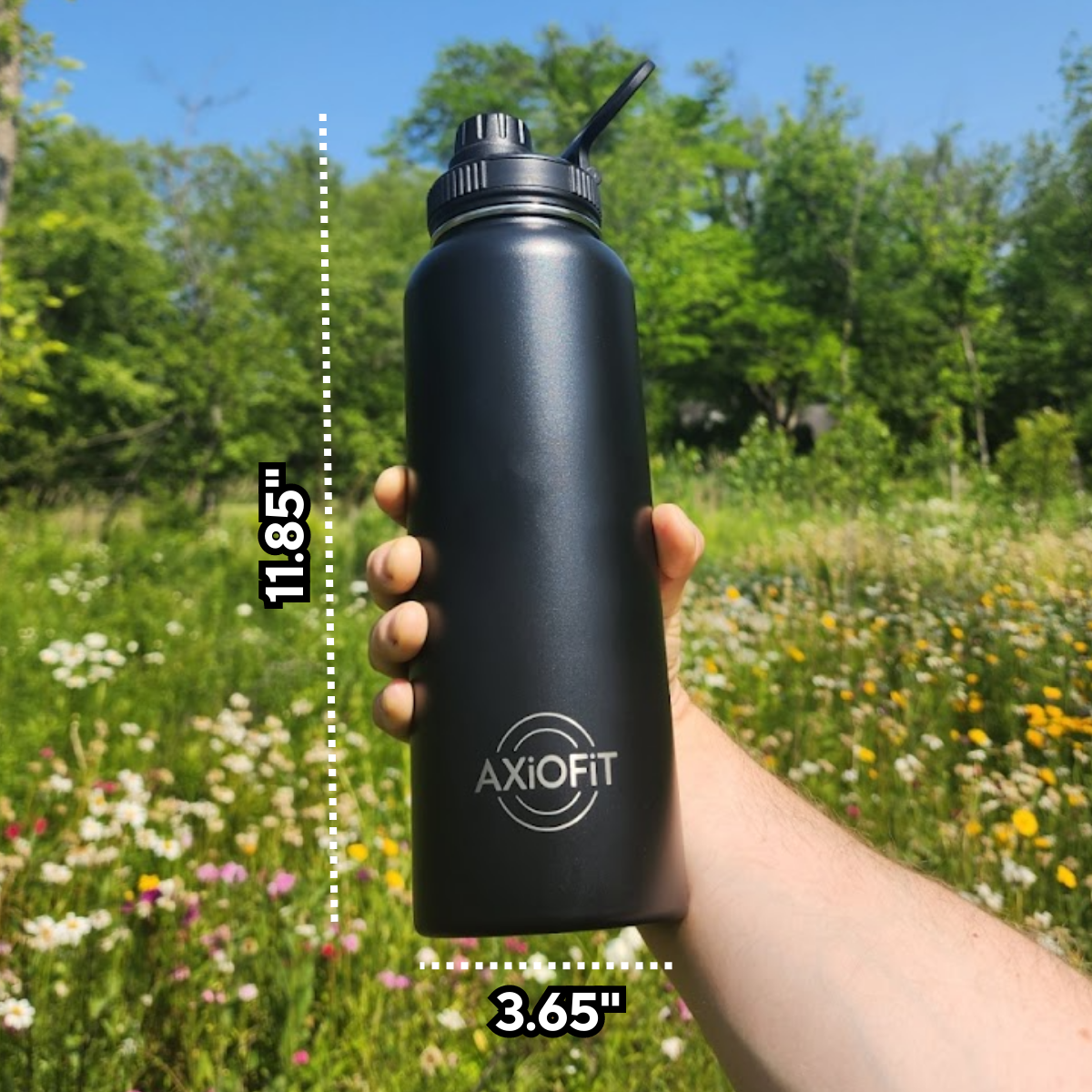 24 oz Original Takeya Sports Water Bottle Stainless-Steel Vacuum-Insulated  Black